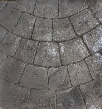 Gray Stamped concrete European Fan, For Flooring, Thickness: >25 mm - Prime Elevations And Concrete Floorings - India