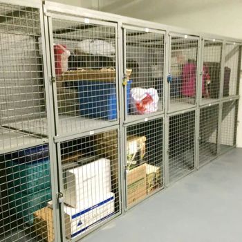 Single Tier and Double Tier Welded Wire Mesh Storage Lockers - Hejian Pufeite Metal Products Co., Ltd. - China