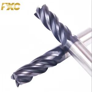 HRC60 Solid Carbide End Mill 4 Flutes for SUS Coated - FUXINCHENG TOOLS CO., LTD. - China