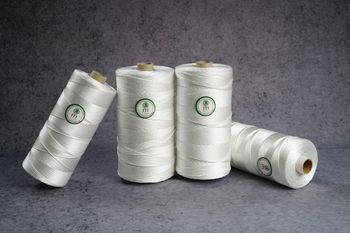 POLYESTER TWINE Diameter 1 Mm Rope Shape Round Rope Type Twisted Packaging Type Roll Strand Structure 3 Ply Filament Type Multifilament - INFINITY THREAD INDUSTRIES - India
