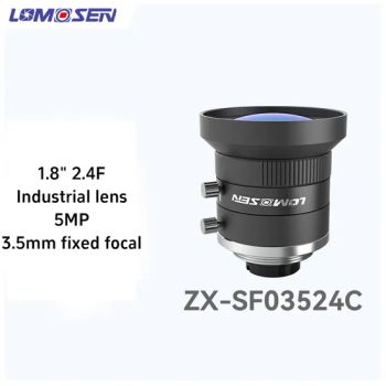 Lomosen Zx-Sf03524c 3.5mm Industrial Camera Lenses Wd 100mm Fno F2.0-C Origin China Fov 82.9*66.5 Pixel Level 5MP Shape - Shenzhen Zhixiang Vision Technology Co., Ltd. - China
