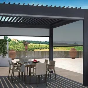 Wholesale Anti UV Fabric Sun Shades Vertical Curtains Outdoor Motorized Zip Roller Blind - Hangzhou Gold-Bronco Intelligent Technology Co., Ltd. - China