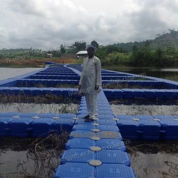 Plastic Pontoon Fish Farming Cage Color Gray Weight 7kgs Trademark No Material HDPE Certificate Ce Origin Zhejiang Certification ISO - Ningbo Jiayi Marine Co., Ltd. - China