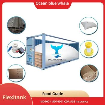 Customized 20FT Container Flexitank for Chemical Grade Ethylene Glycol Bulk Transportation - Shandong Ocean Blue Whale Packing Co., Ltd - China
