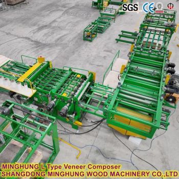 Plywood Production Line: Wood Based Panels Machinery Plywood Core Composer Veneer Jointer - Shandong MINGHUNG Wood Based Panel Machinery Co., Ltd - China
