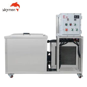 38L Industrial Explosion-Proof Refrigeration Large Cleaner Single Tank Ultrasonic Cleaning Machine for Autoparts 600W - Skymen Technology Corporation Limited - China