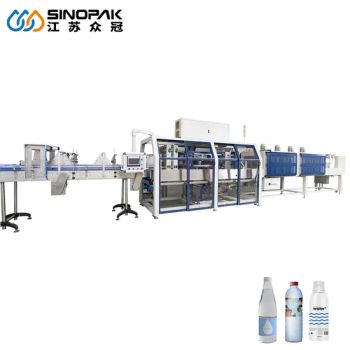 High Speed Linear Type Fully Automatic PE Film Shrink Wrap Packaging Machine Pet Water Bottles Cans Packaging Heat Shrink Wrapping Packaging - Jiangsu Sinopak Tec Machinery Co, Ltd. - China