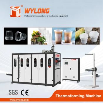 High-Output Hydraulic Cup Machine for PP/PS/Pet/Biodegradable Plastic: Cold Drink Cups, Hot Drink Cups, Pudding Cups & Jelly Cups - Zhejiang Wylong Machinery Co., Ltd. - China