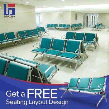 Airport Healthcare Shopping Mall Bank PU Waiting Bench Seating Chairs - Guangdong Oshujian Furniture Co., Ltd. - China