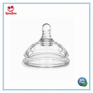 7cm Unique Ultra Wide Neck Baby Feeding Bottle Nipple Size Middle Type Nipple Origin China Usage Suckle Model NO. - Kingsun Baby Products Co., Ltd. - China