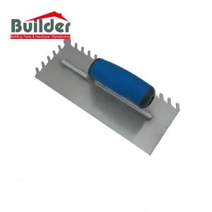 Good Price Tiling Tools Carbon Steel Serrated Trowel U Notchs - Zhangzhou Builder Hardware Co., Ltd. - China
