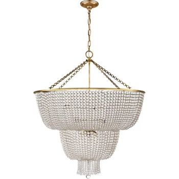 12 Light Hand-Rubbed Antique Brass Two-Tier Chandelier Ceiling Light - Jiangmen Hengzhi Lighting Co., Ltd. - China