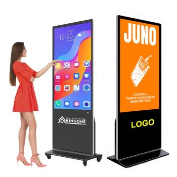 Full HD 1920X1080 LCD Advertising Totem Monitor Boards Vertical Floor Stand Touch Screen Digital Signage Display Kiosk - Dongguan Kingone Electronics Co., Ltd. - China