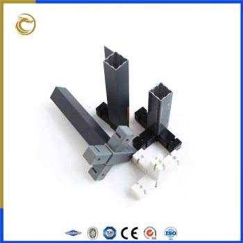 25X25 Square Aluminum Tubes Profiles for Cabinet /Plastic Connect Corners for Display Cabinet Frame - Qingdao Zhongjia Metal Co., Ltd. - China