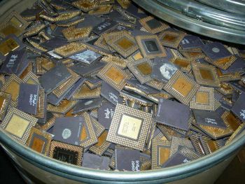 Ceramic CPUs Scrap Shape CPU chips / processor units Product Type Electronic Scrap / CPU Scrap Packaging Bags / cartons / drums / pallet packaging available - TRADING4ALL LLC - United States