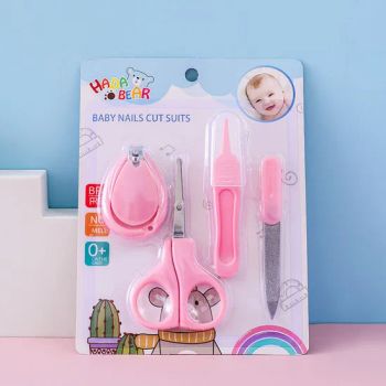 4PCS Cute Safety Baby Nail Trimmer Set with Nail Scissors Origin China Material 1 Silicone Transport Package OPP Bag Production Capacity - Dongguan Deluo Industry & Trade Co., Ltd. - China