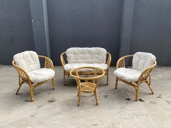 Bahama Living Sets [ JKT FOB Price ] Size 2,9 cbm / Sets Color Natural Peach Packaging Single Face Address Cirebon - - Mihrimah Rattan Cirebon - Indonesia