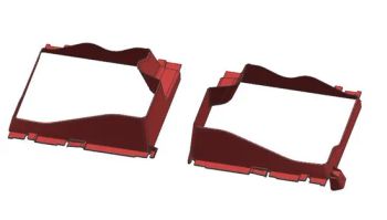 Air Outlet Two Component Injection Molding 2K Plastic Part - Ningbo Weitech Mould & Plastic Technology Ltd - China