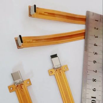 Elbow Angle Flat Type C Cable Flex Ultra Thin FPC USB 3.1 Ribbon Cable - Eternalstar Technology Co., Ltd. - China