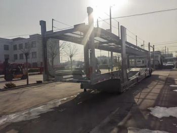 Heavy-Duty Tri-Axle 8-Car Trailer for Professional Vehicle Transport - Shandong Luen Auto Co., Ltd. - China