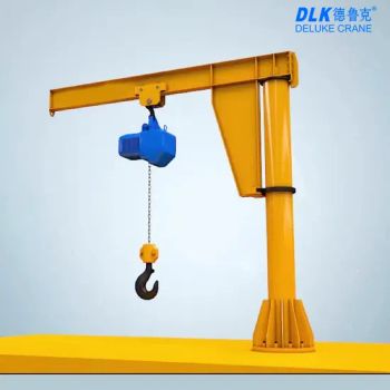 Mobile and Freestanding Jib Lifting Cranes Small Crane Price - Shandong Deluke Crane Group Co., Ltd. - China