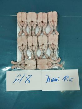 Frozen Frog Legs Origin Vietnam Purity 90% Nw + 10% Glazing Treatment Stpp Treated 0.5% Maximum Packaging Iqf, Iwp 6 X 5lb Inner Box/ - SEASPIMEX VIETNAM - Vietnam