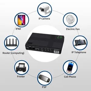 Mini DC UPS DC1036p 36W 10400mAh for WiFi Router 5V 9V 12V Poe 15V 24V - Zhejiang TTN Electric Co., Ltd. - China