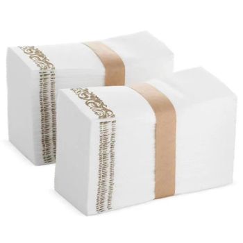 Luxury Hotel Disposable Printed Paper Napkins - Quanzhou Yaosheng Paper Products Co., Ltd. - China