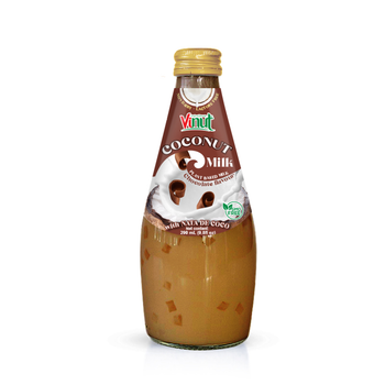 Coconut Milk Drink Chocolate w Jelly | 290ml (Pack of 24) VINUT, No Added Sugar, Wholesale Supplier, Free Sample, OEM ODM - Nam Viet F&B - Vietnam