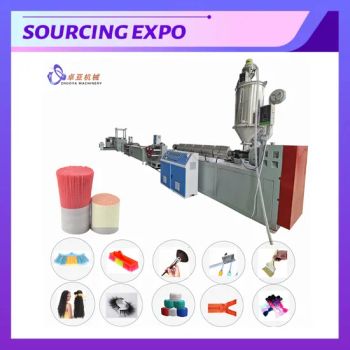 Plastic Monofilament Extrusion Machine Filament Extruder Process for Brooms Brush Rope Hair Eyelash Net - Qingdao Zhuoya Machinery Co., Ltd. - China
