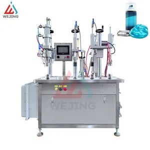 Semi Automatic Shaving Gel Bov Aerosol Filling Machine Professional Filling Solution for Post Foaming Aerosols - Guangzhou Wejing Intelligent Equipment Co., Ltd - China