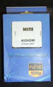 Mini Av To Hdmi Converter Pixel 1080 Brand Mini Color White Material PVC Cable Type HDMI Warranty 6 Months Compatible Devices Television, DVD - AK Security And IT Solutions - India