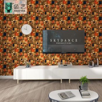 Hamyee Non Woven Wall Decor Waterproof PVC Wallcovering Home Decoration 3D Wall Paper Wallpaper Rolls - Hunan Hamyee Home Decor Co., Ltd. - China