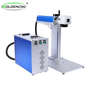 20W 30W 50W Portable Fiber Laser Marker 110*110mm Engraving Area 220V Large Format Fiber Laser Marking Machine Metal - SHANDONG IGOLDEN CNC TECHNOLOGY CO., LTD. - China