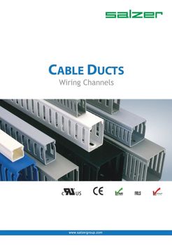 PVC - FRLS Cable Ducts / Wiring Channels Brand Salzer Tray Type Slotted Mounting Wall/Desk Country of Origin Made in - Samarth Electricals - India