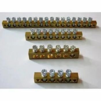 Brass Terminal Bars, For Electric Fitting Material Brass Thread MM,BSW,BA Size As per requirements Usage/Application Electric - Chetan Enterprise - India