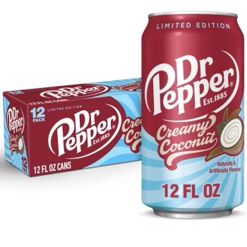 DR PEPPER CREAMY COCONUT CN, 12OZ/12PKX2 - A&A FOOD DISTRIBUTORS - United States