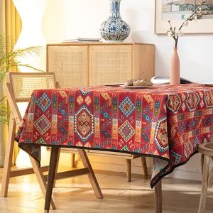 Stylish Jacquard Table Runner with Fashionable Hemmed Table Fabric - Tongxiang Roya Textile Co., Ltd. - China