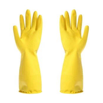 Household Cleaning Gloves Waterproof Long-Sleeve Latex Gloves - Jiangsu Goldmoon Industry Co., Ltd. - China