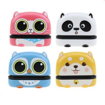 Custom Children Flash Toy Animal Clothing Fabric Self Inking Name Cartoon Stamp for Kids - Ningbo Colorswoo Art Supply Co., Ltd. - China