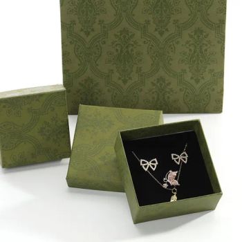 Custom Logo Carton Luxury Green Jewellery Gift Paper Box Packaging Jewelry Boxes Customized Jewelry Box Storage - Dongguan ARK Packaging Products Co., Ltd. - China