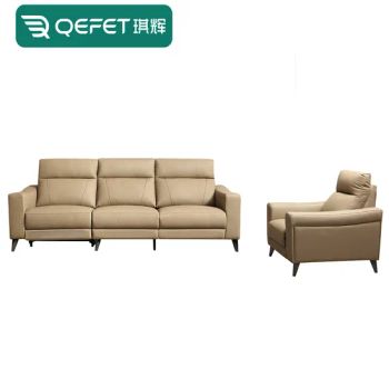 Italian Leather Power Recliner Sofa Set for Living Rooms - Foshan Shunde Qefet Furniture Co., Ltd. - China