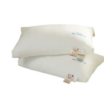 Neck Support Pillows Bed Pillow with Feather Silk Core Cotton Cover - Nantong Javian Textile Co., Ltd - China