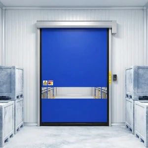 Versatile PVC High-Speed Door for Warehouses and Garages Material PVC Model NO. dz Origin China Color Customized Frequency - Guangzhou Xinhuafa Industrial Co., Ltd. - China