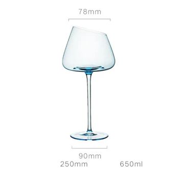 Crystal Wholesale Blue Wine Glasses Champagne Flutes - Ningbo Yuheng Medical Equipment Company Ltd - China