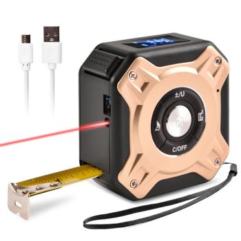 USB Rechargeable 2 in 1 Portable Small Size Laser Tape Distance Meters Measuring Tool - Xi'an Lonn M&E Equipment Co., Ltd. - China