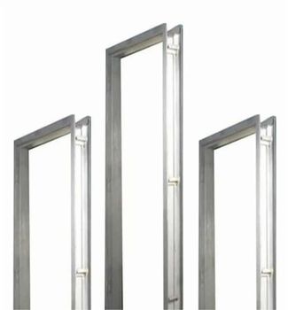 Silver MS Steel Rectangular Door Window Frames Color Silver Shape Rectangular Grade Of Material SS304 Material Stainless - Shanu Rolling Shatar - India