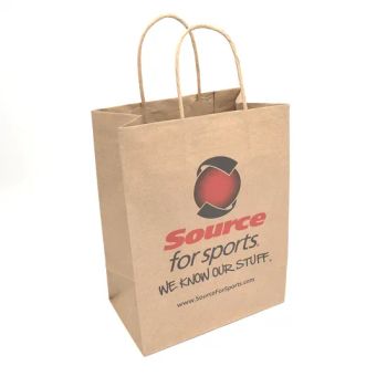 Custom Printed Eco-Friendly Biodegradable Brown Kraft Paper Bags for Store Bakery Shopping Custom Logo Packaging Paper Bags - BEIJING MUGU TECHNOLOGY CO., LTD. - China