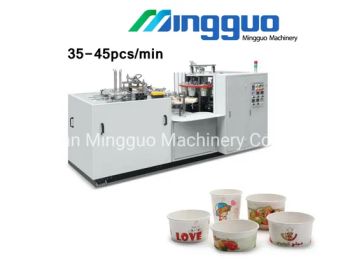 Full Automatic Disposable Paper Soup Bowl Ice Cream Instant Noodle Bowl Printing Making Machine FvJLaY - Ruian Mingguo Machinery Co., Ltd. - China