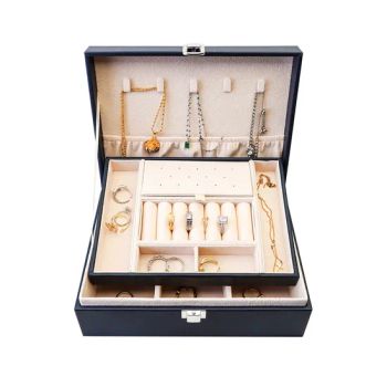 Jewelry Storage Box in PU Leather Custom Logo for Gift Sets Branding Events - Dongguan Changrong Handbag Co., Ltd. - China